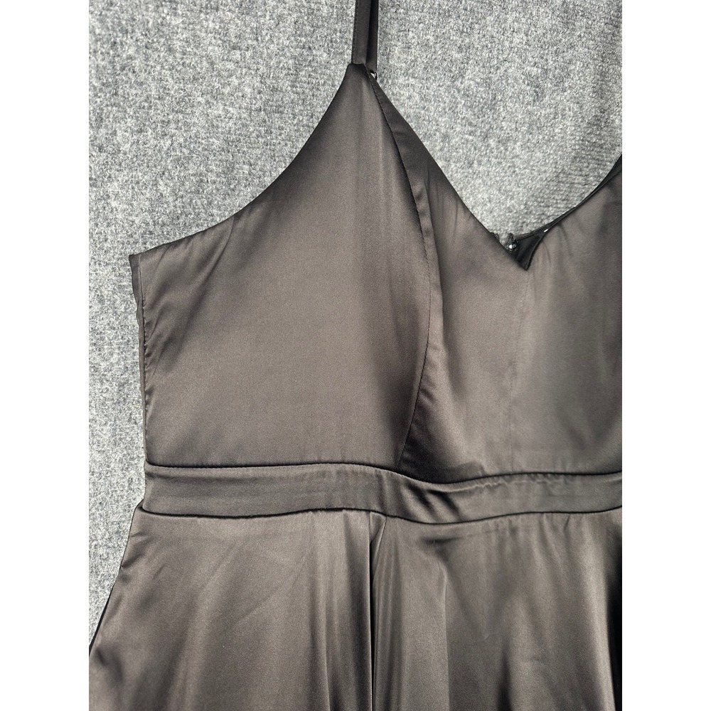 Torrid Womens Satin Fit and Flare Cocktail Dress 20 Black Sweetheart Formal LBD - Picture 11 of 15